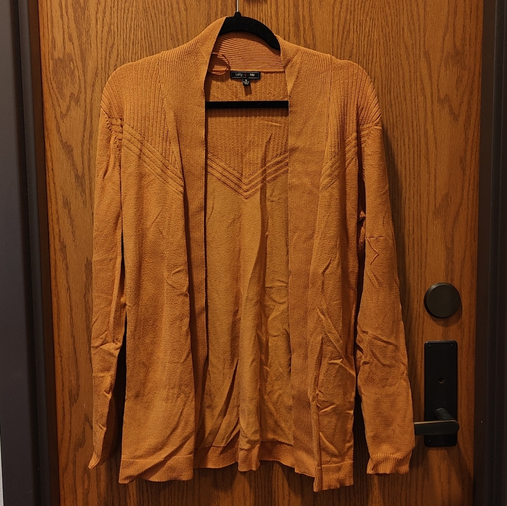 Lety & Me Abiel Rib Detail Cardigan